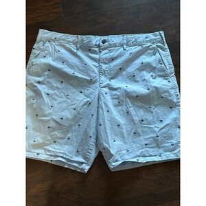 Gap Essential Khaki Shorts‎ Palm Print Casual Summer Mens Size 40